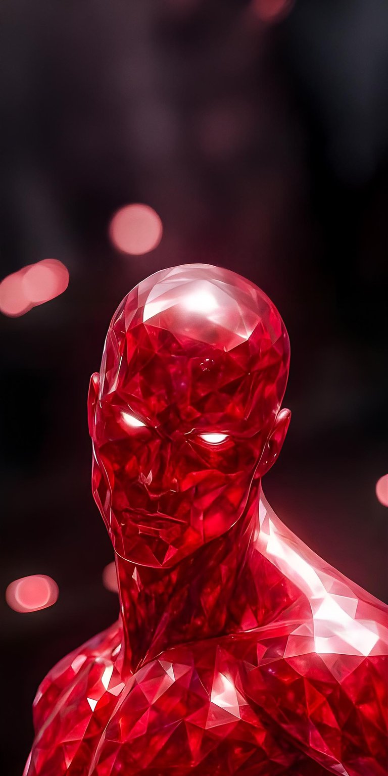 Decorate your device with this diamond Surfer red iPhone wallpaper 4K