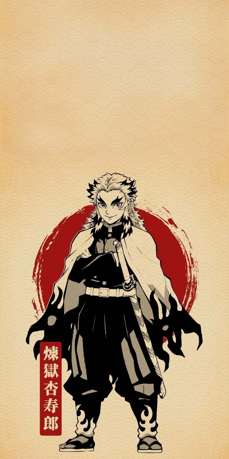 Kyojuro Rengoku wallpaper iPhone 4K