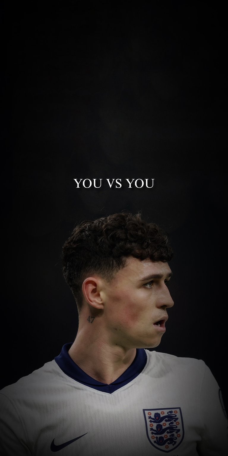 The image features English professional footballer Phil Foden. He is a prominent player for both Manchester City and the England national team in stunning HD clarity