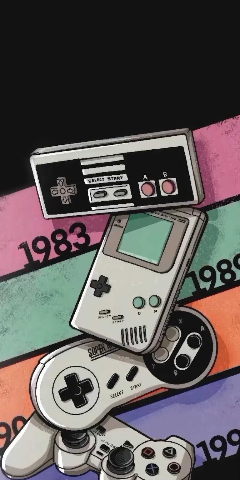 Old gaming gadgets wallpaper mobile HD