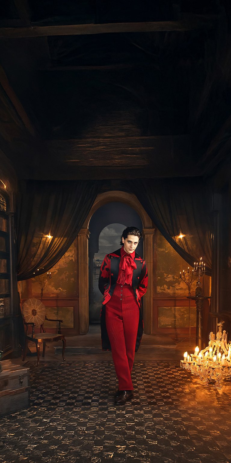 Isaac Night masquerade ball outfit wallpaper iPhone 4K