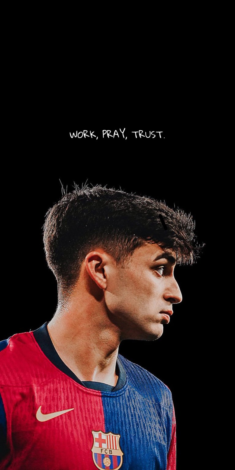 Pedri González quotes wallpaper 4k iPhone