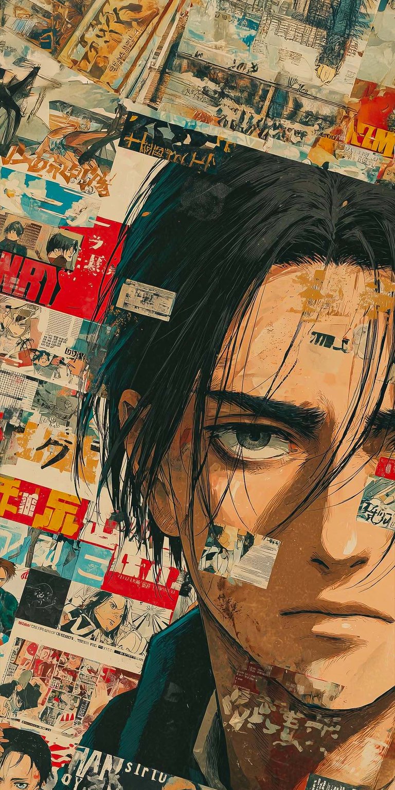 Eren Yeager poster art wallpaper 4K