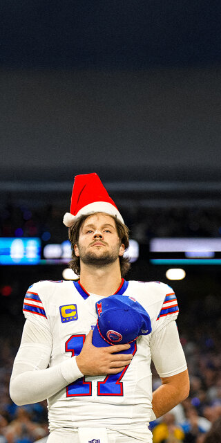 Josh Allen christmas wallpaper