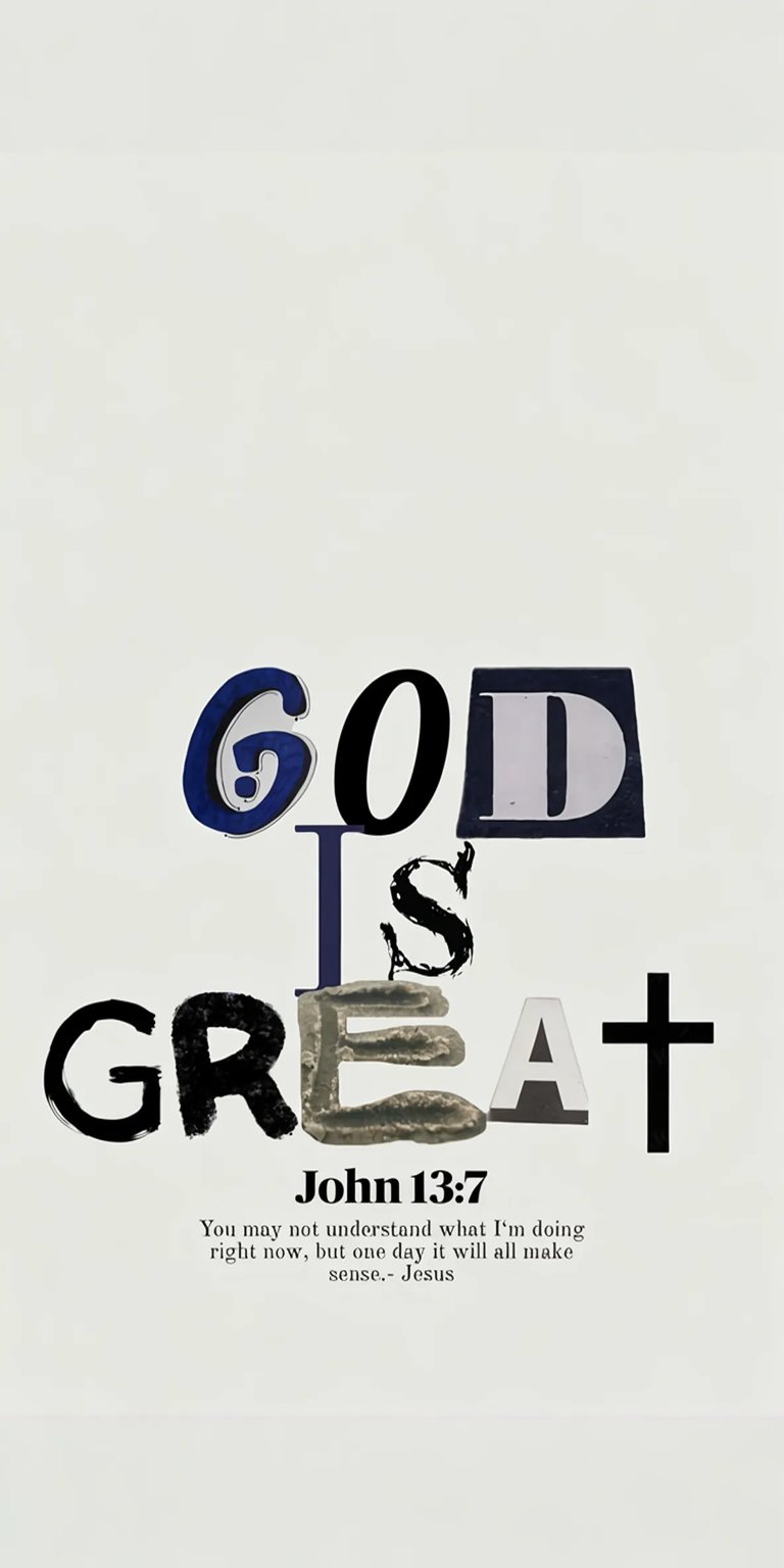 God is Great wallpaper iPhone 4K
