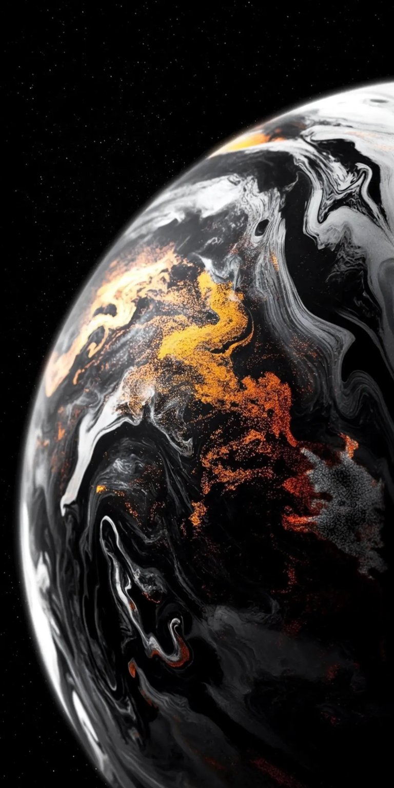 Dark planet wallpaper iPhone HD