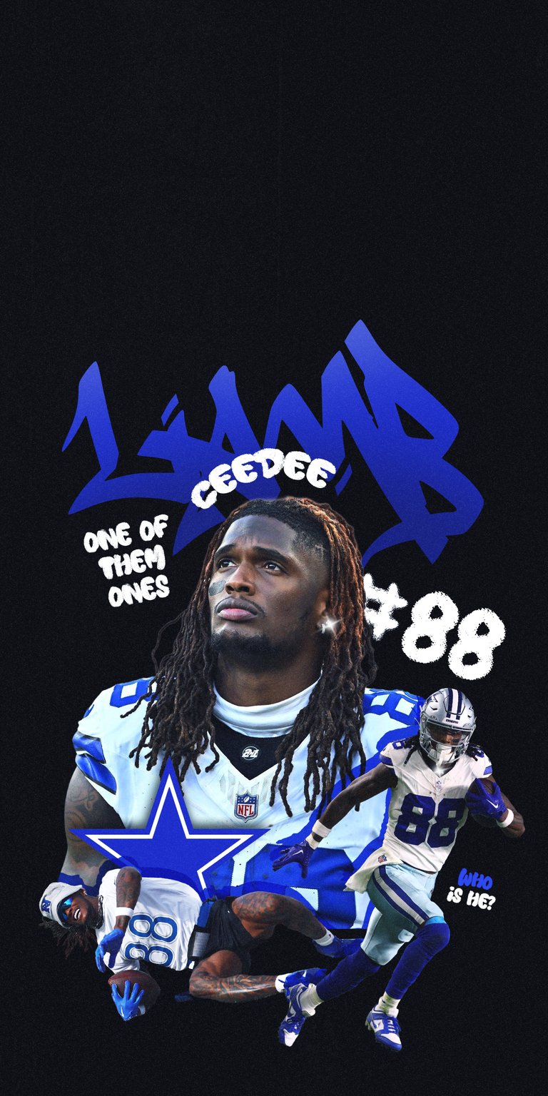 CeeDee Lamb NFL novice design wallpaper for mobile