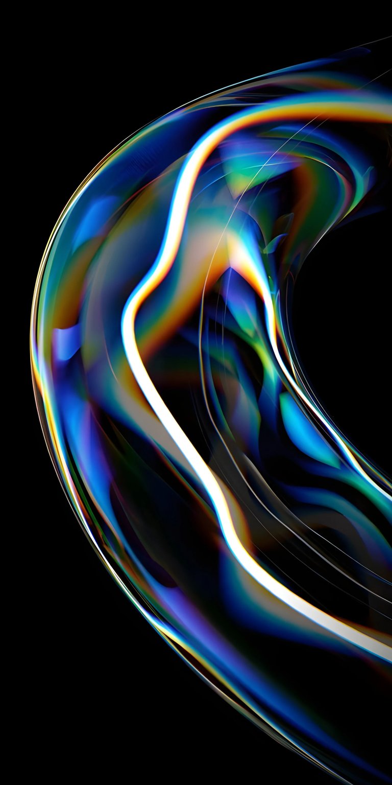 Curve glass art wallpaper for iPhone 4K