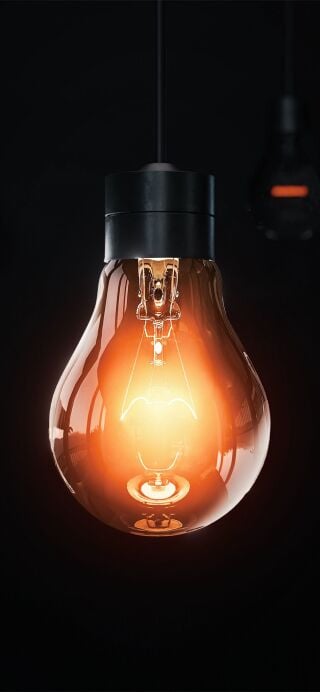 Lightbulb HD wallpaper for mobile