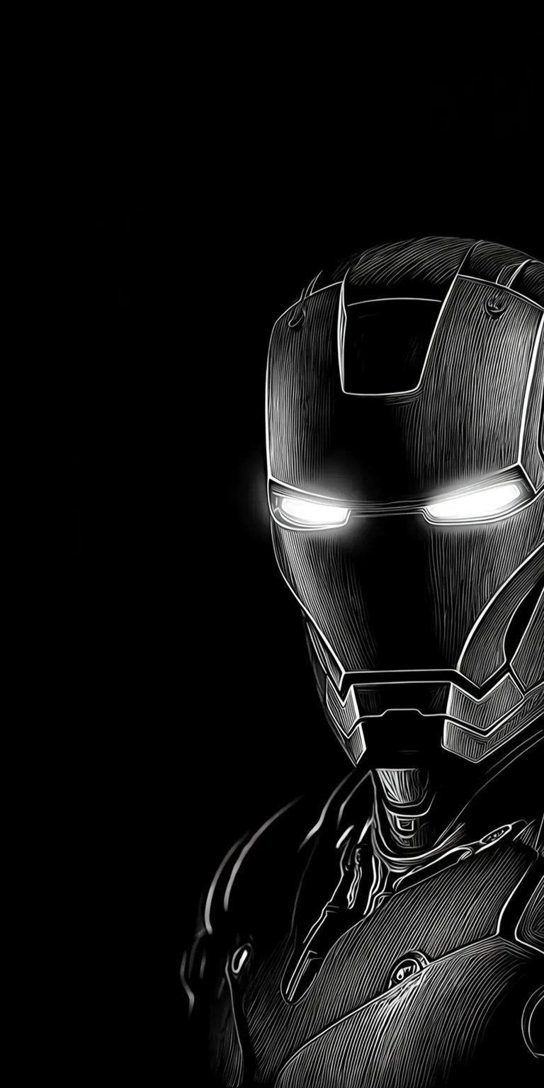 Iron Man dark iPhone wallpaper 4K