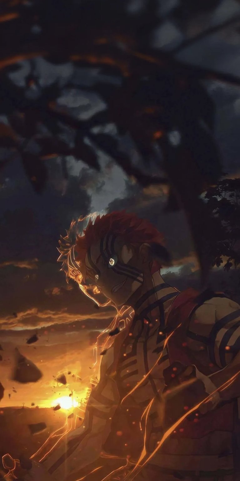 Demon Slayer Akaza wallpapers iOS 4K