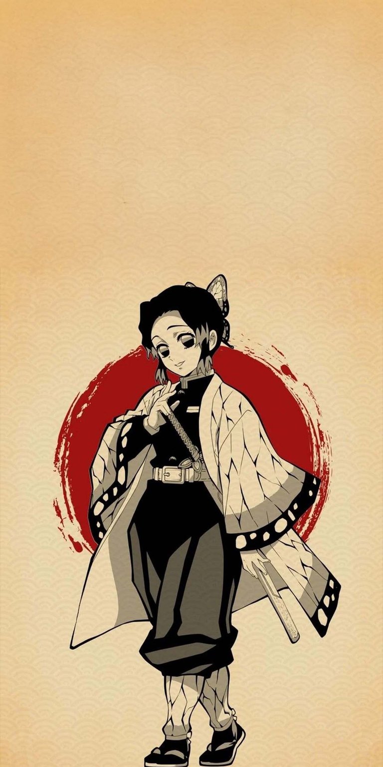 Shinobu Kocho poster wallpaper 4K iPhone