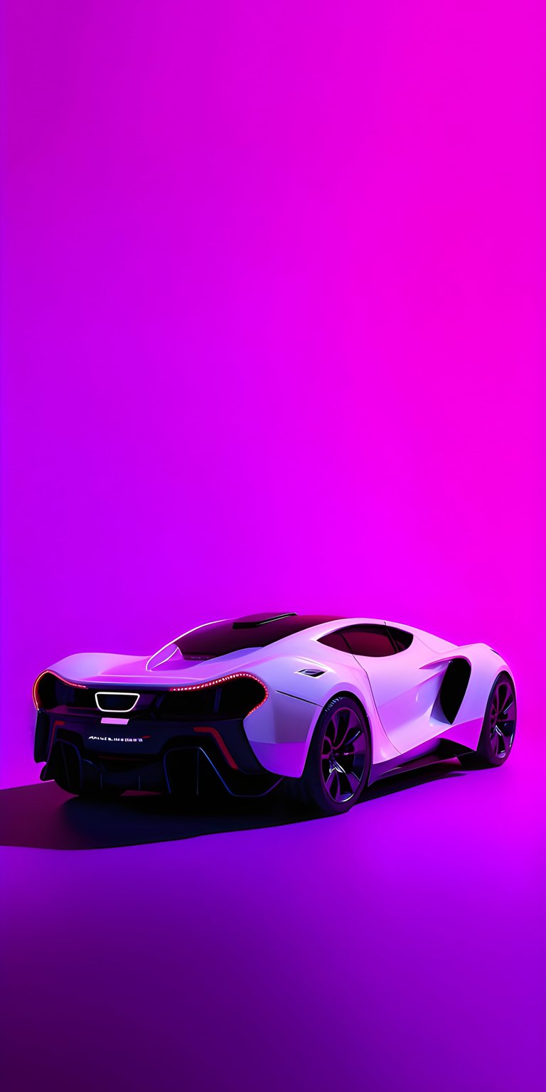 Download this stunning Mclaren wallpaper in 4K for your iPhone, showcasing its sleek, white body and distinctive taillight design. This wallpaper captures the car's aggressive stance and aerodynamic features.
