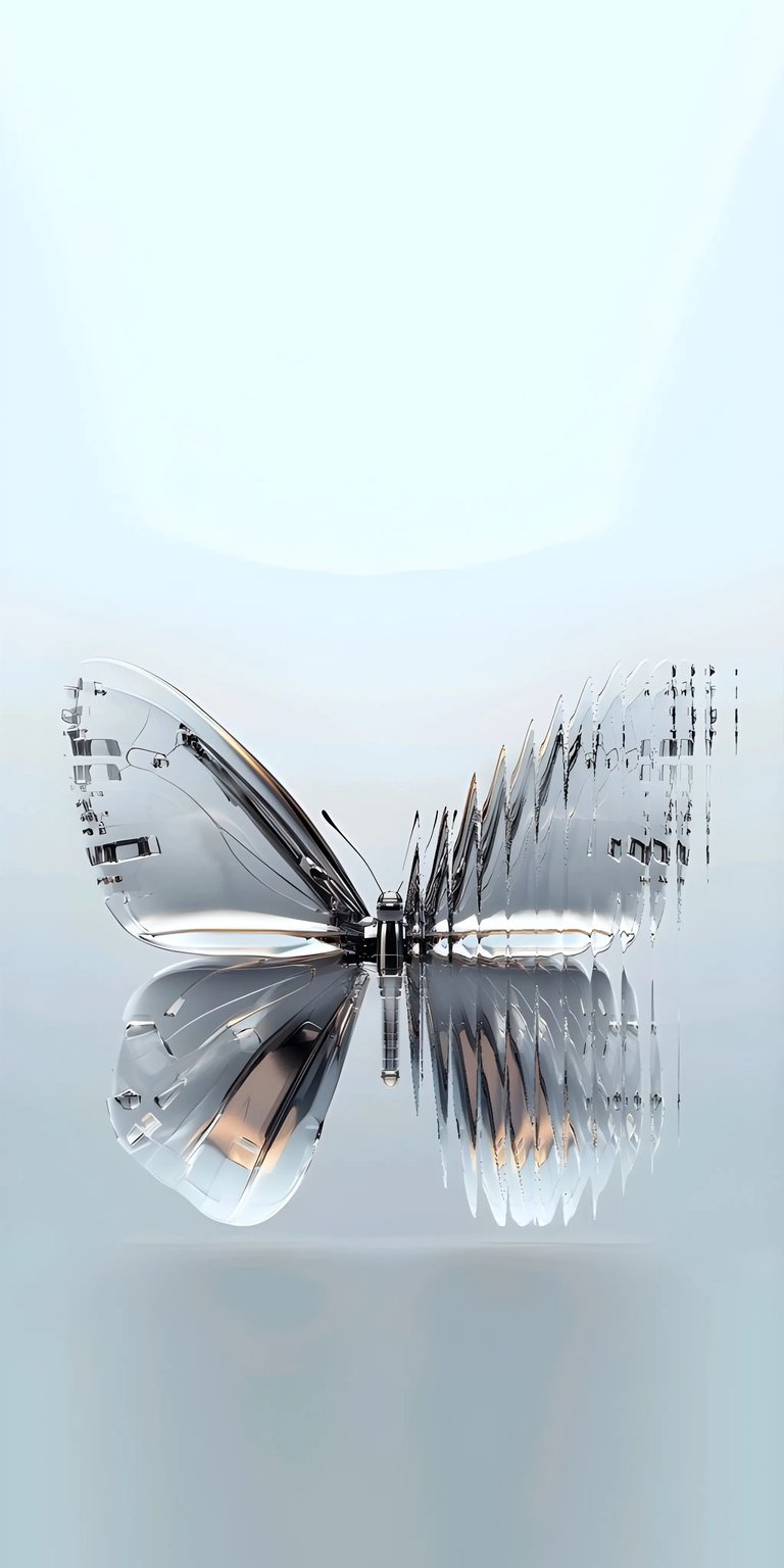 Enjoy this stunning Butterfly 4K wallpaper on your iPhone, featuring a clear, fragmented pattern and reflection. The intricate design of the butterfly makes this wallpaper a unique addition to your mobile device.