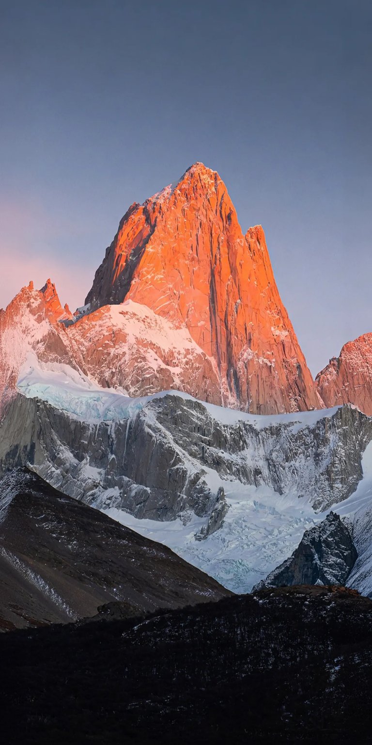 Snow mountain iPhone wallpaper HD