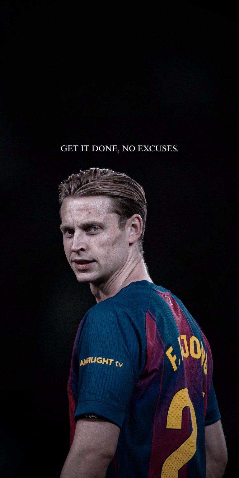 Frenkie de Jong 4k football wallpaper iPhone