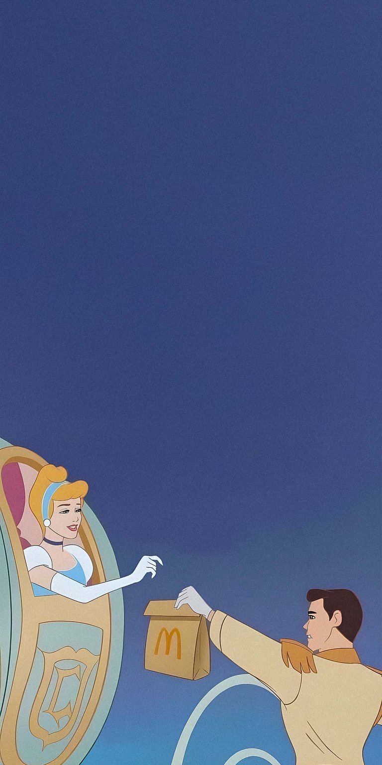 Cinderella and Charming wallpaper iPhone