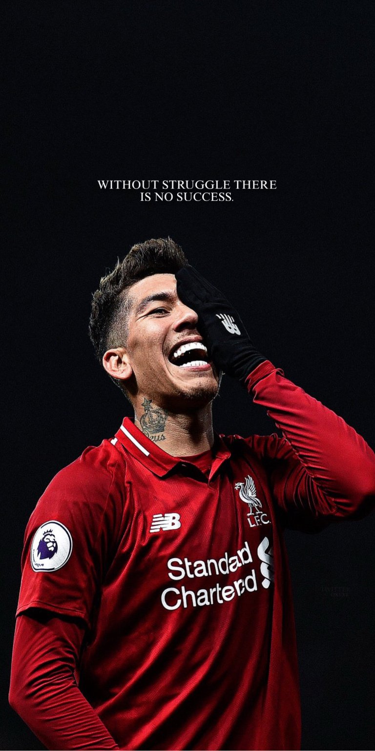 Roberto Firmino laughing wallpaper for iPhone 4K