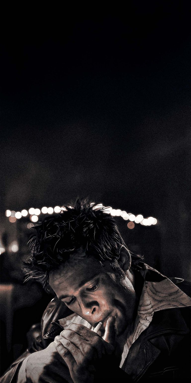 Tyler Durden smoking Wallpaper