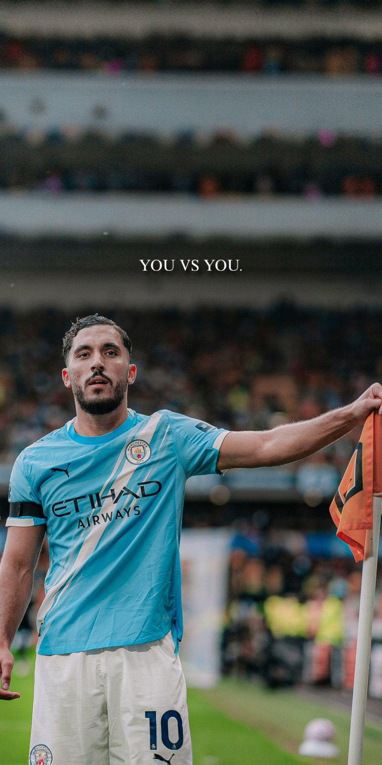 Rayan Cherki in the game wallpaper for iPhone 4K