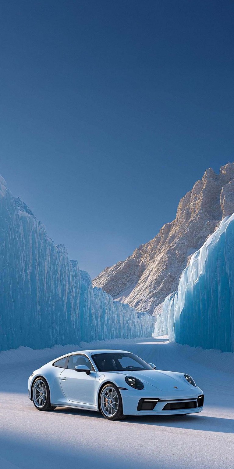 911 in snow wallpaper 4K iPhone