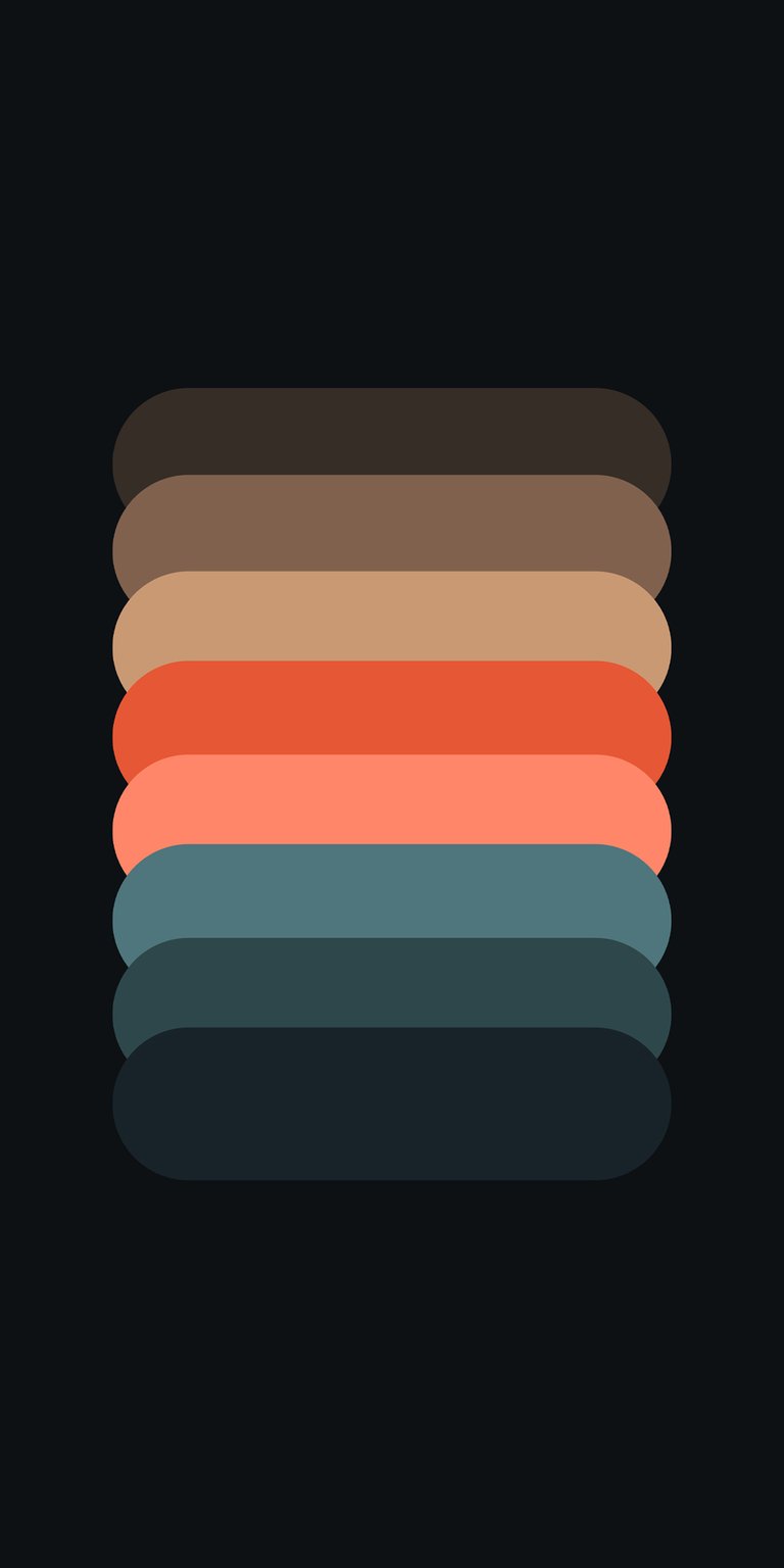 Brown to black color palette iPhone wallpaper 4K