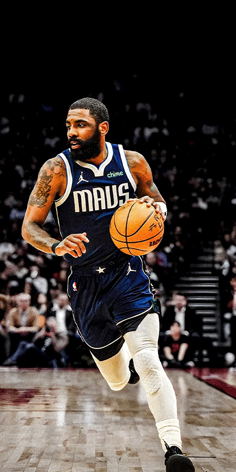Kyrie Irving dribble iPhone wallpaper