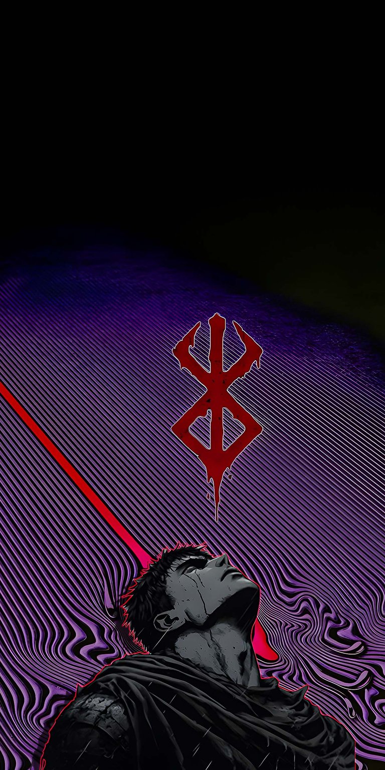 Guts Berserk art wallpaper 4K iPhone
