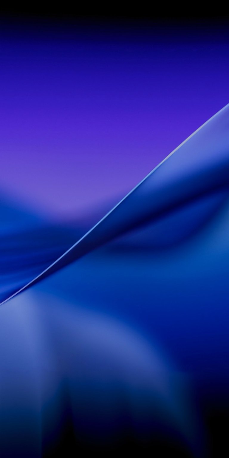 This official macOS Tahoe 3D spatial wallpaper features the "Liquid Glass" design with deep purple and blue silk-like geometric folds. A modern aesthetic wallpaper designed to bring the signature macOS 26 look to your iPhone lock screen.