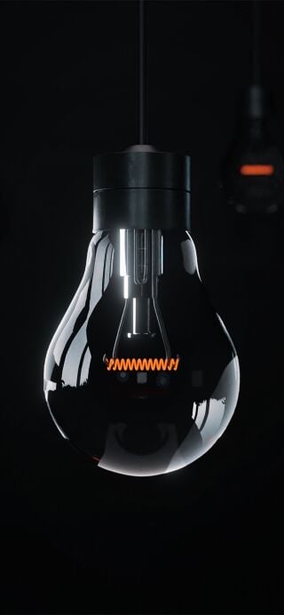 Lightbulb HD wallpaper for mobile