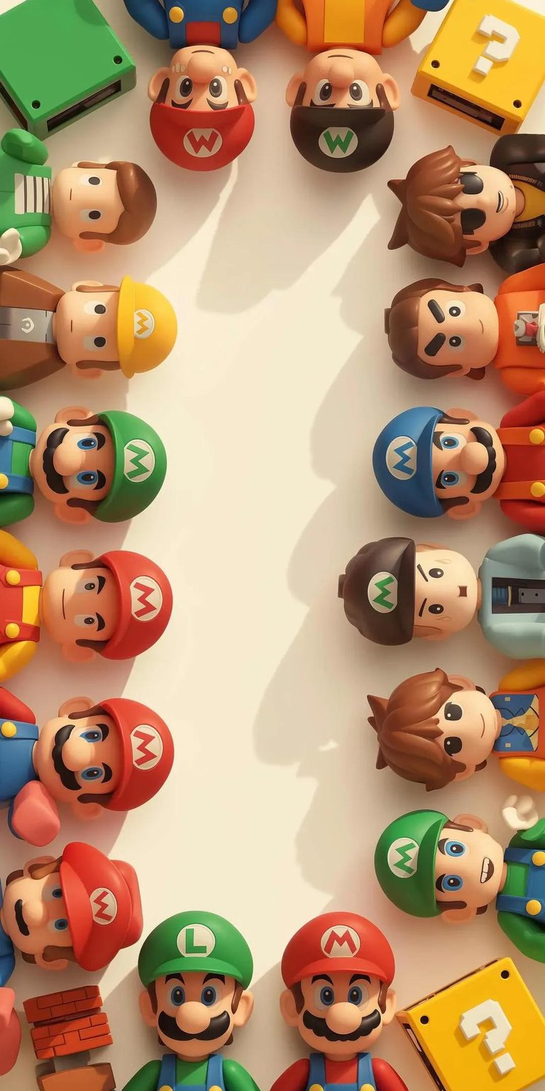 Super Mario character wallpaper iPhone