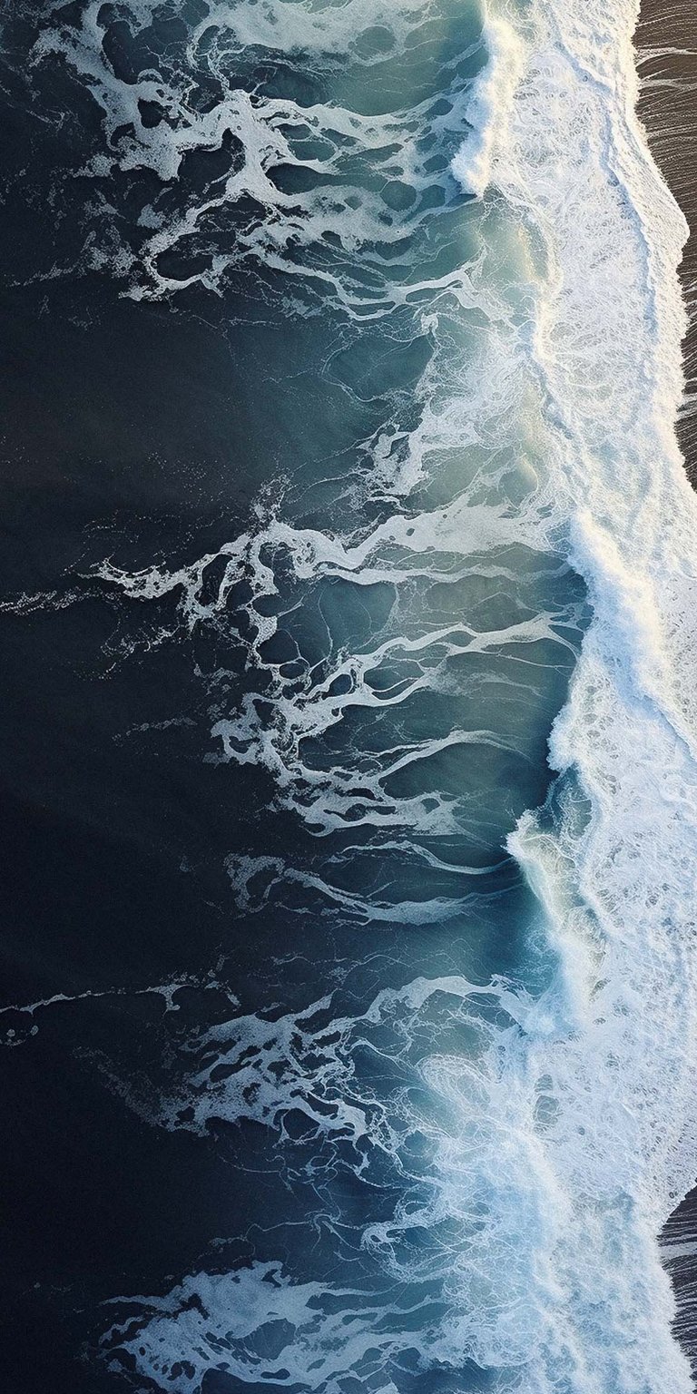 Ocean Waves Beach Wallpaper for iPhone