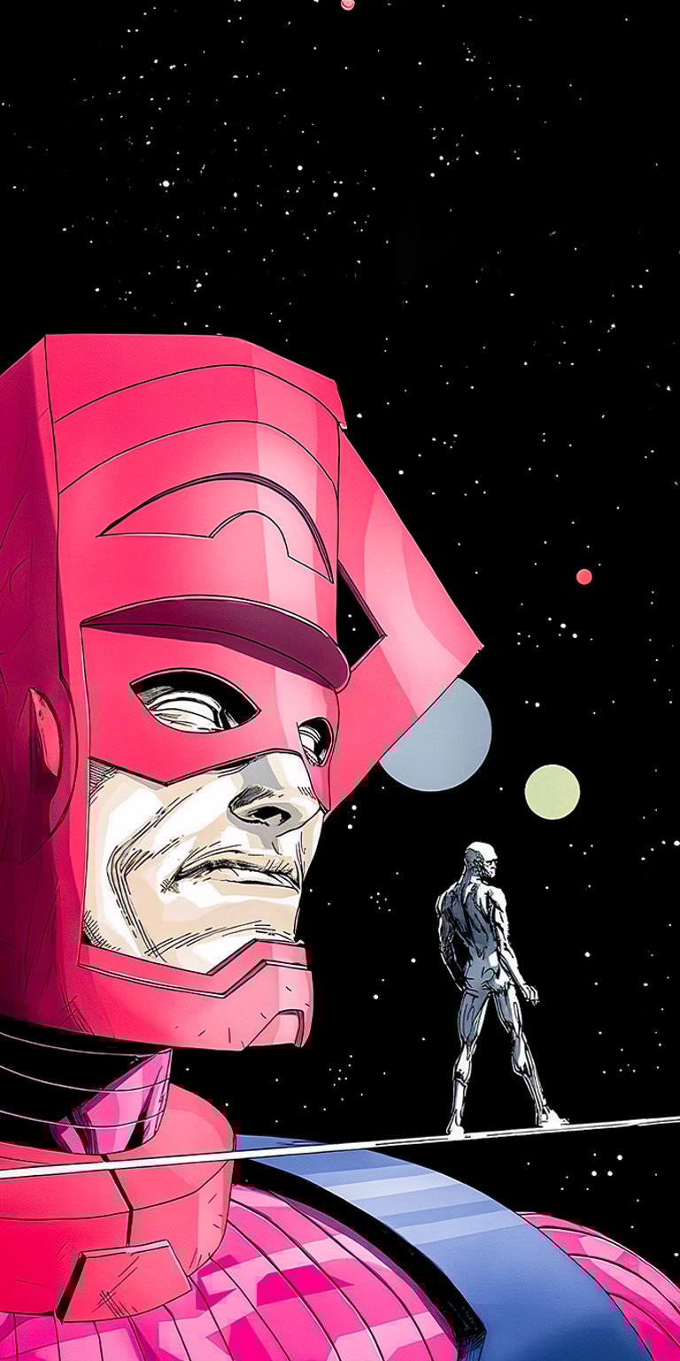 Silver Surfer wallpaper iPhone 4K