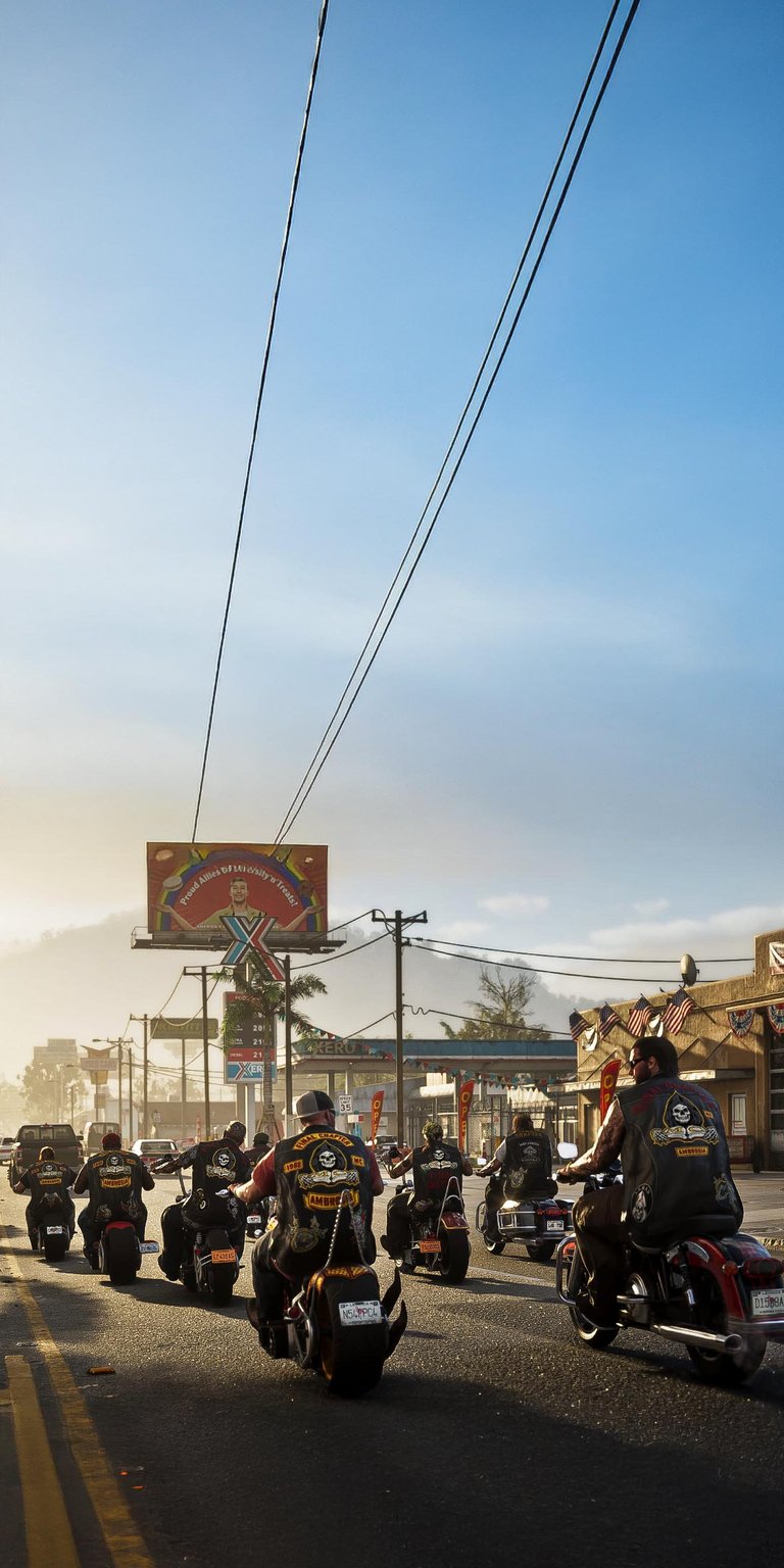 Grand Theft Auto  6 Ambrosia City Biker Gang Wallpaper for Phone