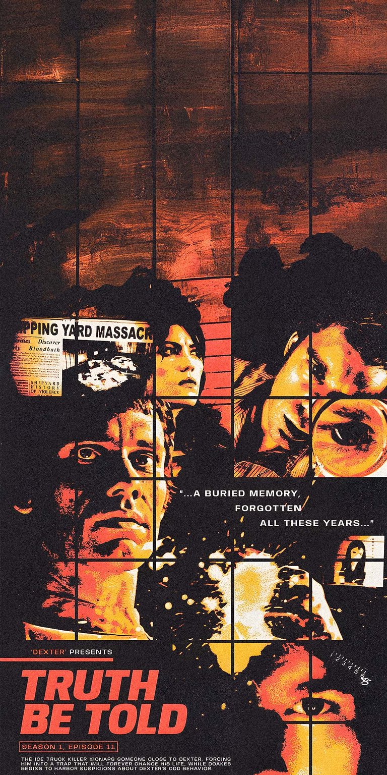 Dexter Dark Poster Art Wallpaper