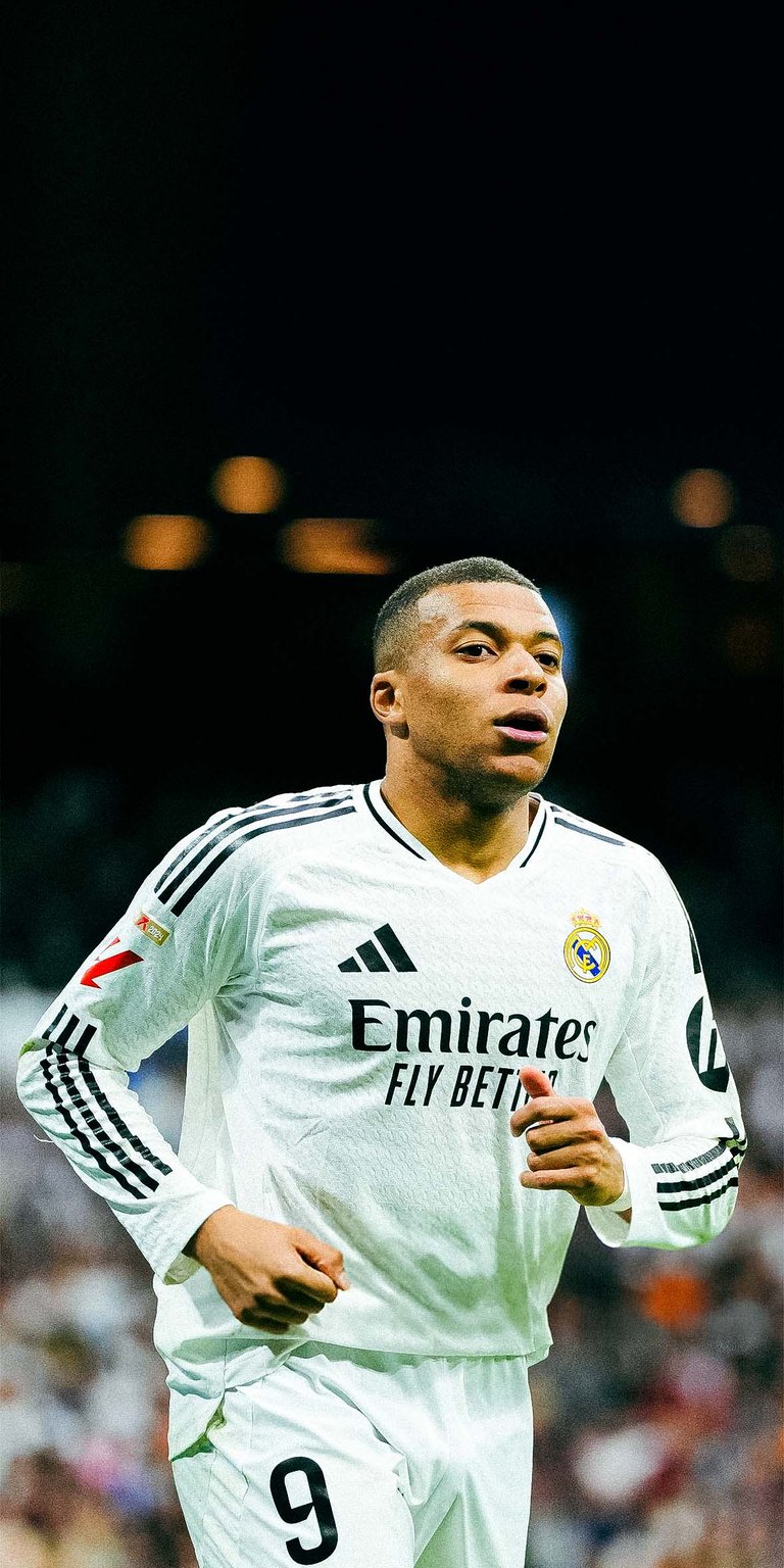 Mbappe of Real Madrid during the match Wallpaper