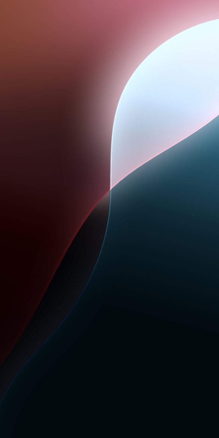 image color red curve wave ios 18 iphone lockscreen