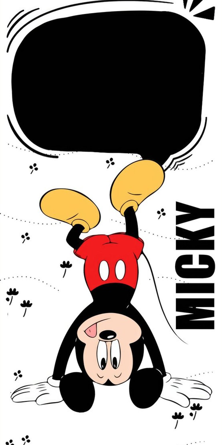 Mickey Mouse upside down wallpaper iPhone