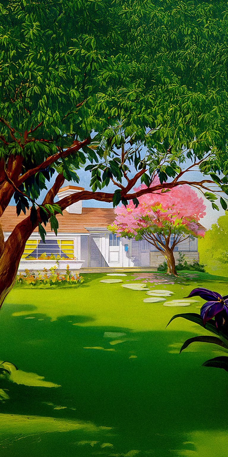 Nostalgia tree wallpaper for mobile