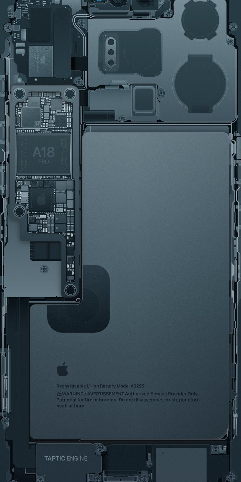 Phone rear battery and parts wallpaper