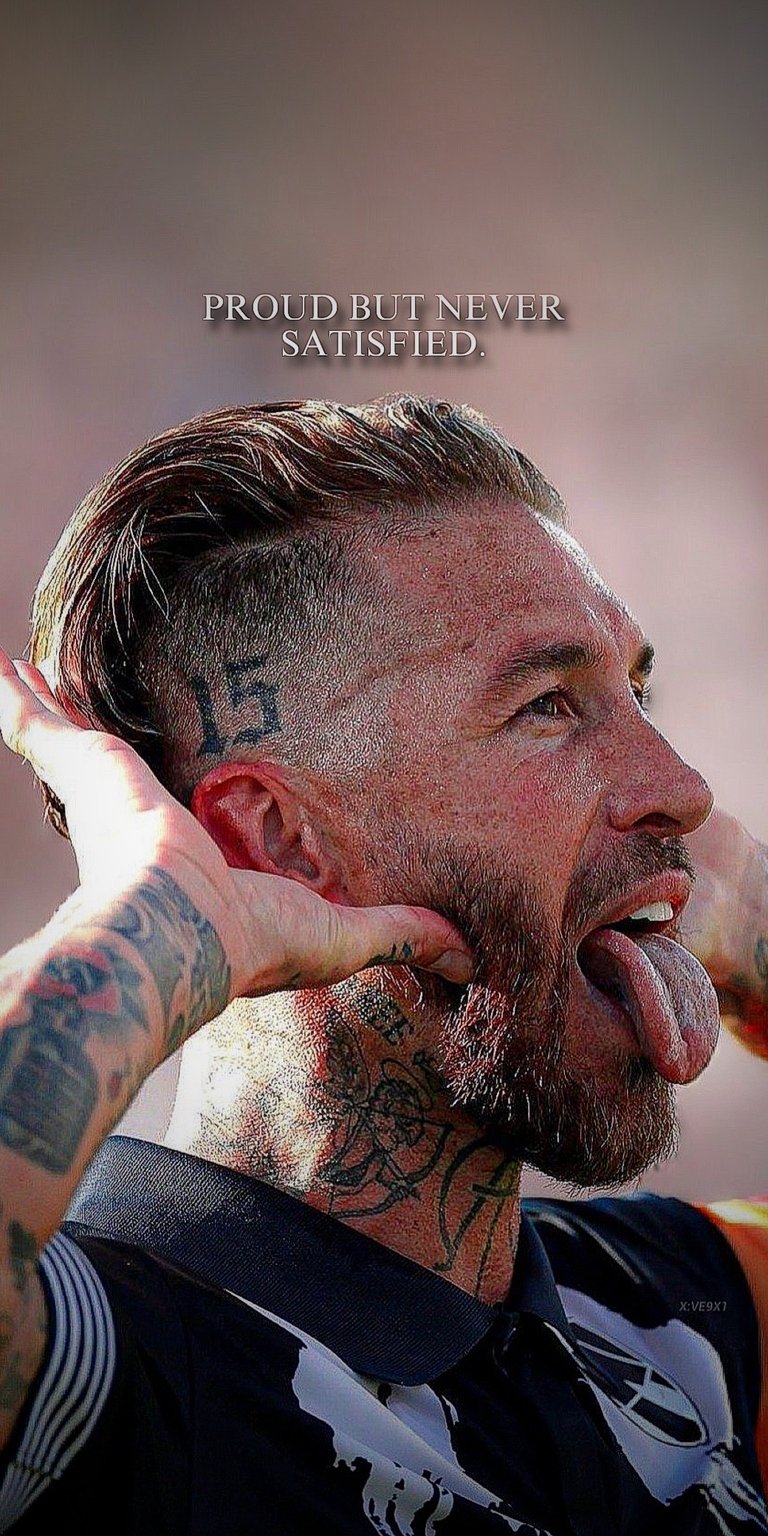 Sergio Ramos pose wallpaper 4k iPhone