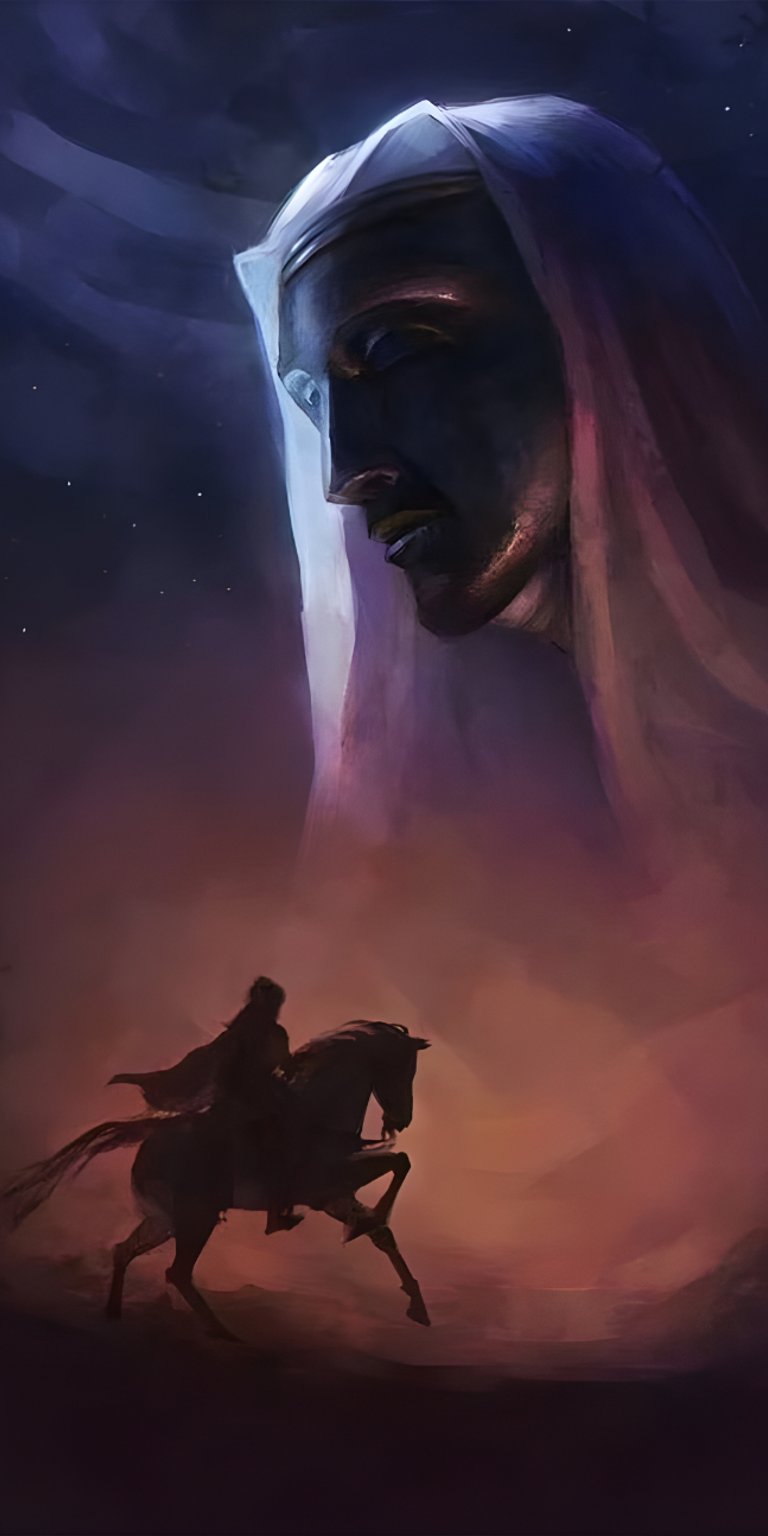 Baldwin IV of Jerusalem riding a horse wallpaper for phone