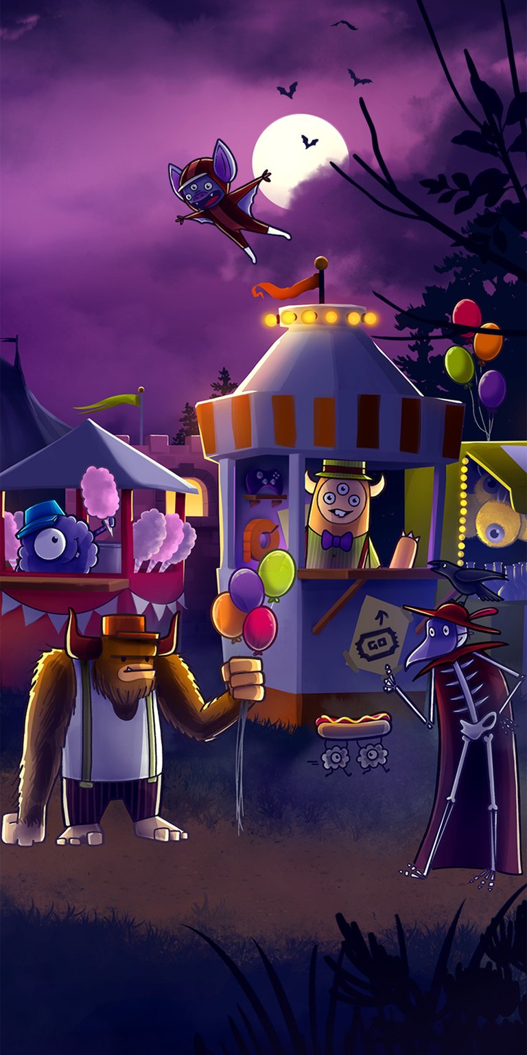 Wake up, the Spooktacular Streamathon wallpaper