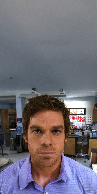 Michael Hall portrait in the office wallpapers