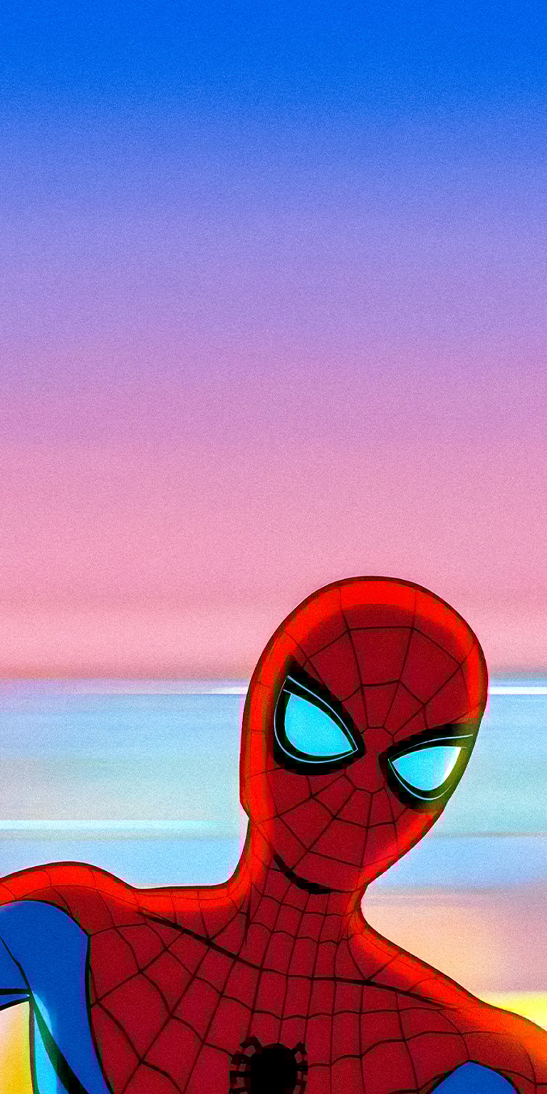 Your Friendly Neighborhood Spider-Man classic suit wallpaper for iPhone