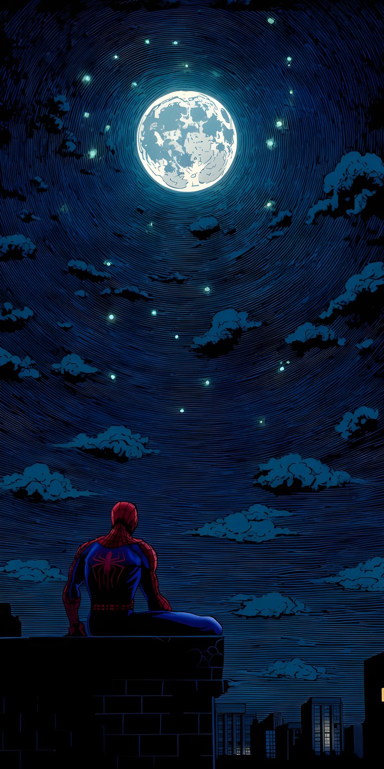Spiderman art wallpaper for iPhone 4K