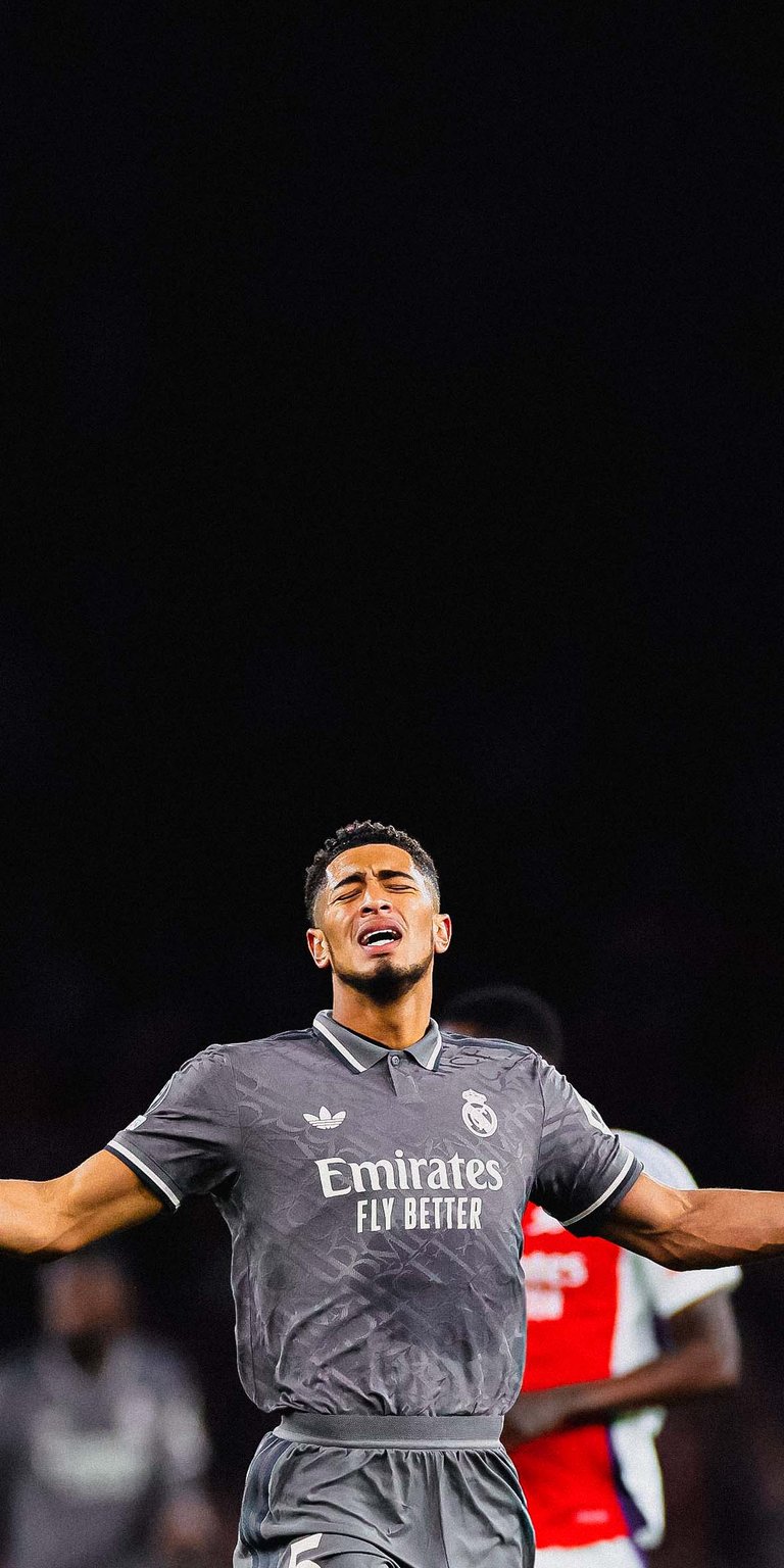 Jude Bellingham UEFA Champions League Wallpaper 4k iPhone