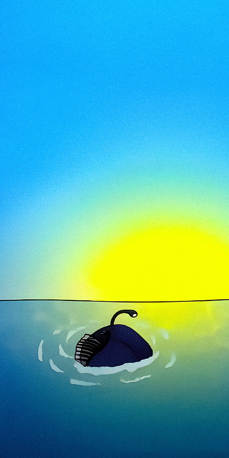 Anglerfish meme cartoon wallpaper for iPhone