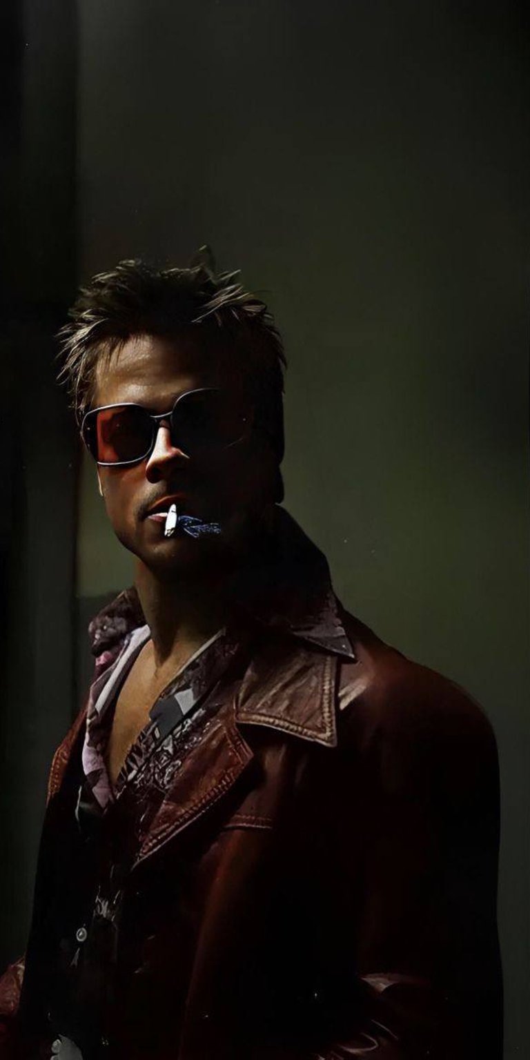 Tyler Durden smoking dark wallpapers 4k
