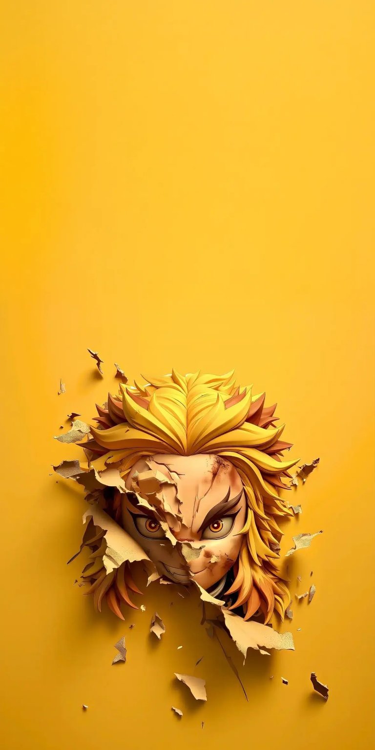 Kyōjurō Rengoku iPhone wallpaper 4K